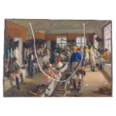 Der Dressing-Room von Jockeys in der Ascot-Rennbah Große Geschenktüte (Rückseite)