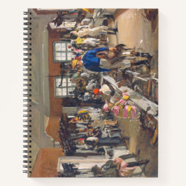 Der Dressing-Room von Jockeys in der Ascot-Rennbah Notizblock