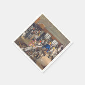 Der Dressing-Room von Jockeys in der Ascot-Rennbah Serviette (Ecke)