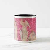 Der dritte Engel und das Lamm Zweifarbige Tasse (Mittel)