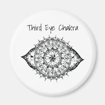 Der dritte Eye Chakra-Magnet