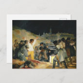 Der dritte Mai 1808 Francisco Goya Postkarte (Vorne/Hinten)