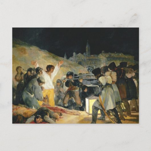 Der dritte Mai 1808 Francisco Goya Postkarte (Vorderseite)