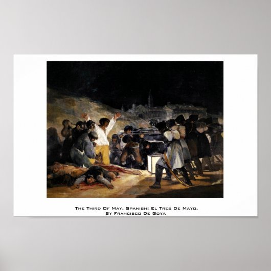 Der dritte Mai, Spanisch: El Tres de Mayo Poster (Vorne)