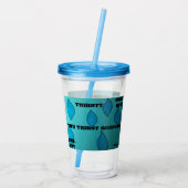 DER DRITTSTE TUMBLER ACRYLTRINKBECHER (Rückseite)