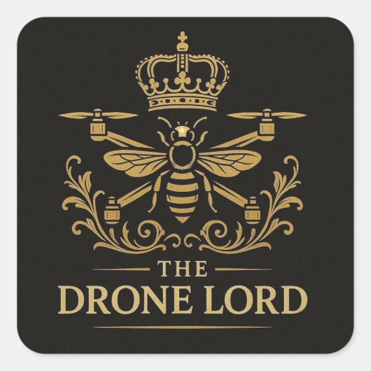 Der Drone Lord Lux Aufkleber (Vorderseite)