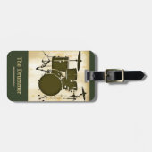 der Drummer der Band Gepäckanhänger (Vorderseite horizontal)