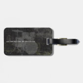 der Drummer der Bandreise Gepäckanhänger (Rückseite horizontal)