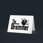 Der Drummer Karte<br><div class="desc">Der Drummer auf den Drummer T - Shirt und helle Bekleidung für die ganze Familie,  Magnete,  Mousepads,  Aufkleber,  Taschen,  Tasten,  Schürze,  Tasse,  Karten,  Briefmarke..com</div>