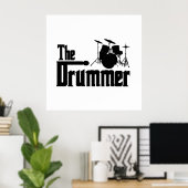 Der Drummer Poster (Heimbüro)