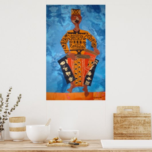 Der Drummer Poster (Küche)