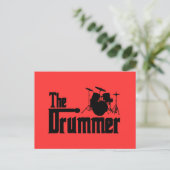 Der Drummer Postkarte (Stehend Vorderseite)