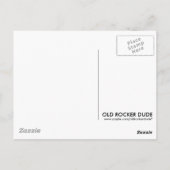 Der Drummer Postkarte (Rückseite)