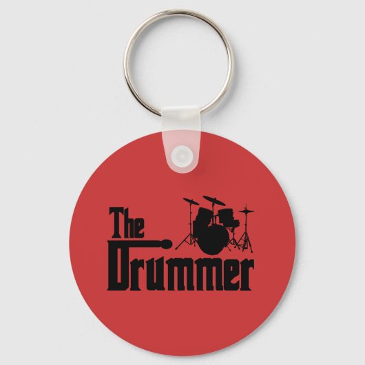 Der Drummer Schlüsselanhänger (Vorderseite)