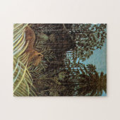Der Dschungel mit dem Löwen von Henri Rousseau Puzzle (Horizontal)