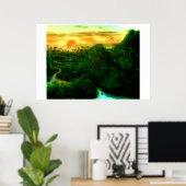 Der Dschungel Poster (Heimbüro)