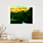 Der Dschungel Poster (Küche)