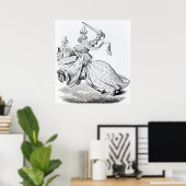 Der Duc de Bourbon bewaffnet für das Turnier Poster (Heimbüro)