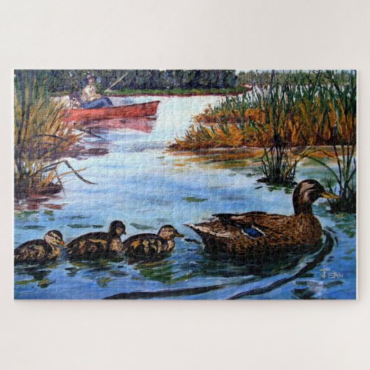 DER DUCK PONNE MIT DEM FISCHER PUZZLE (Horizontal)