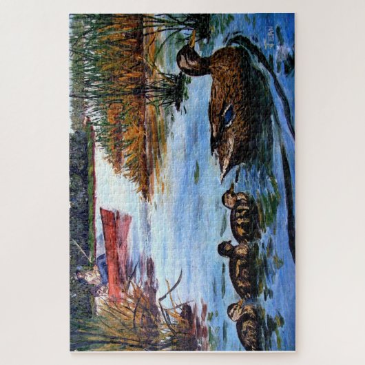 DER DUCK PONNE MIT DEM FISCHER PUZZLE (Vertikal)