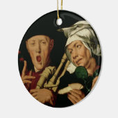 Der Dudelsackspieler Keramikornament (Links)