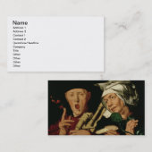 Der Dudelsackspieler Visitenkarte (Vorne/Hinten)