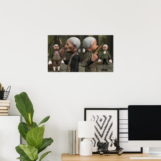 Der Duell - ein kleines Poster (Heimbüro)