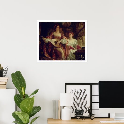 Der Duet (Öl auf Leinwand) Poster (Heimbüro)