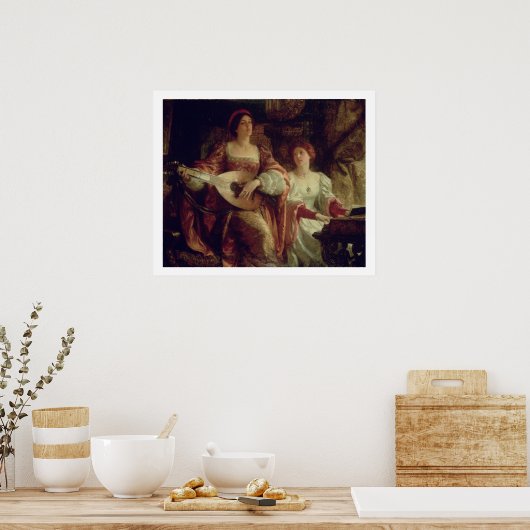 Der Duet (Öl auf Leinwand) Poster (Küche)