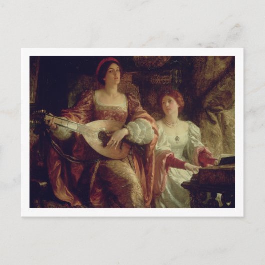 Der Duet (Öl auf Leinwand) Postkarte (Vorderseite)