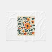 der Duft von Chrysanthemen Fleecedecke (Vorderseite (Horizontal))