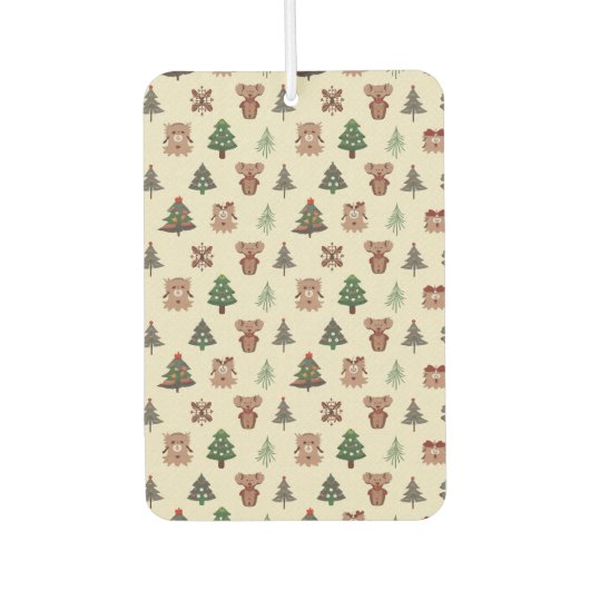 Der Duft von Weihnachten (Autozubehör) Autolufterfrischer (Vorderseite)