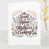 Der Duft Zuhause Ist Mutters Kochen Karte (Gelbe Blume)