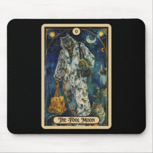Der dumme Moon Werewolf (der Dumme) Halloween-Taro Mousepad