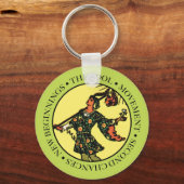 Der dumme Schlüsselanhänger mit Text (Vorderseite)