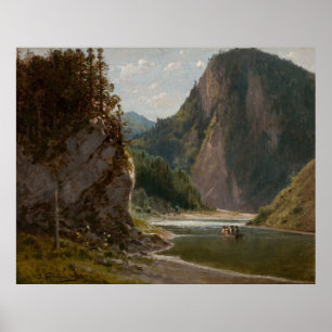 Der Dunajec im Pieniny-Gebirge Poster