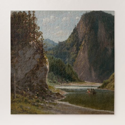 Der Dunajec im Pieniny-Gebirge Puzzle (Vertikal)
