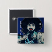 Der dunkelblaue Schmuck von BLACK CORSAIR Button (Vorne & Hinten)