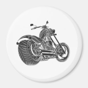 Der dunkle Chopper Magnet