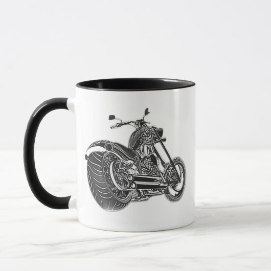 Der dunkle Chopper Tasse (Links)