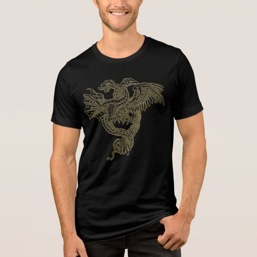 Der Dunkle Drache-T - Shirt (Vorderseite)