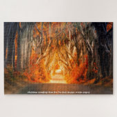 Der Dunkle hat Antrim Irland abgesichert. Jigsaw P Puzzle (Horizontal)