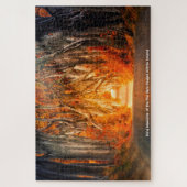 Der Dunkle hat Antrim Irland abgesichert. Jigsaw P Puzzle (Vertikal)