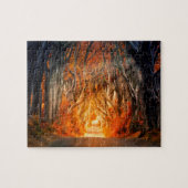 Der Dunkle hat Antrim Irland abgesichert. Puzzle (Horizontal)