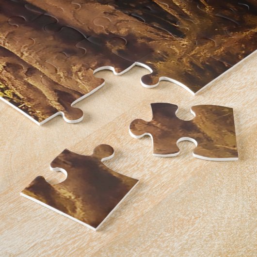 Der Dunkle hat Antrim Irland abgesichert. Puzzle (Seite)