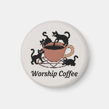 Der dunkle Lord Katzen anbeten Kaffee, Anbetung Ka
