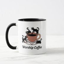 Der dunkle Lord Katzen anbeten Kaffee, Anbetung Ka