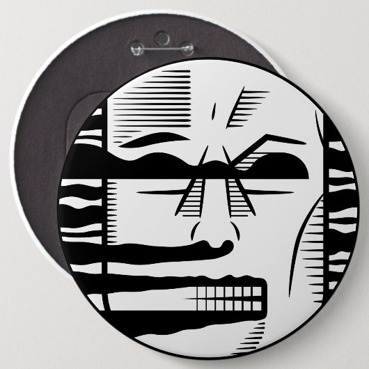 Der dunkle Mann Button (Vorne & Hinten)