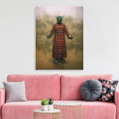 Der dunkle Mann Leinwanddruck (Insitu (Wohnzimmer))