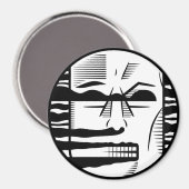 Der dunkle Mann Magnet (Vorderseite/Rückseite)